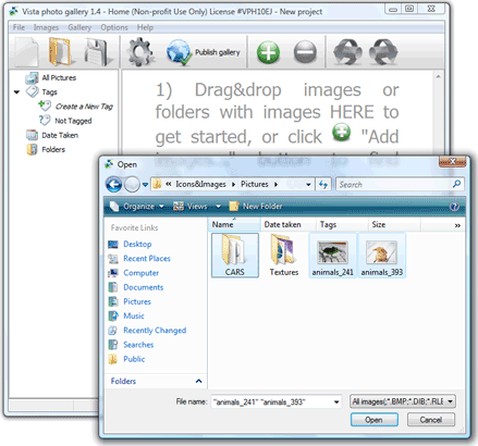 Add Images To Gallery